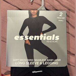 Rene Rofe Essentials Black Seamless Set